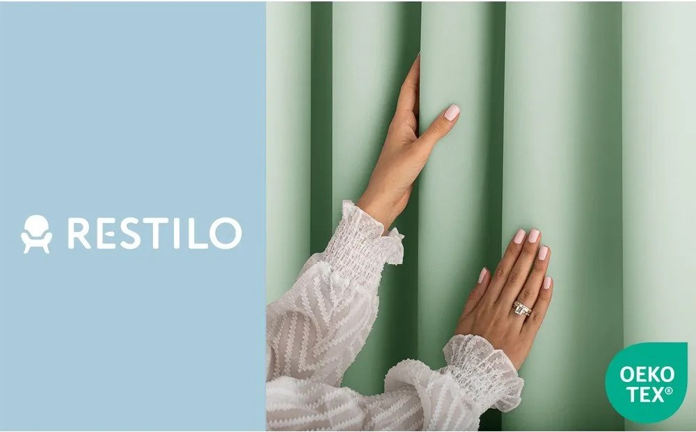 Dimout záves v mentolovej farbe 140x270 cm Carli – Restilo