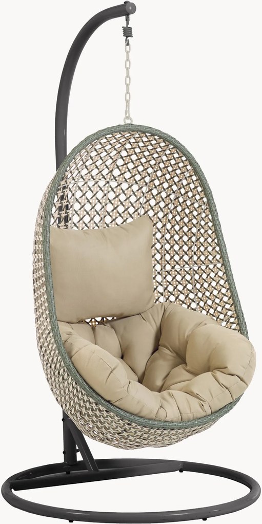Záhradné závesné kreslo so stojanom Cira