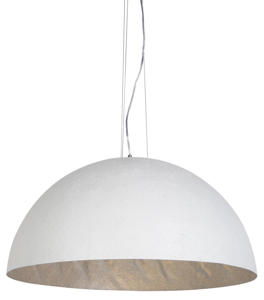 Moderné závesné svietidlo biele 70 cm - Magna