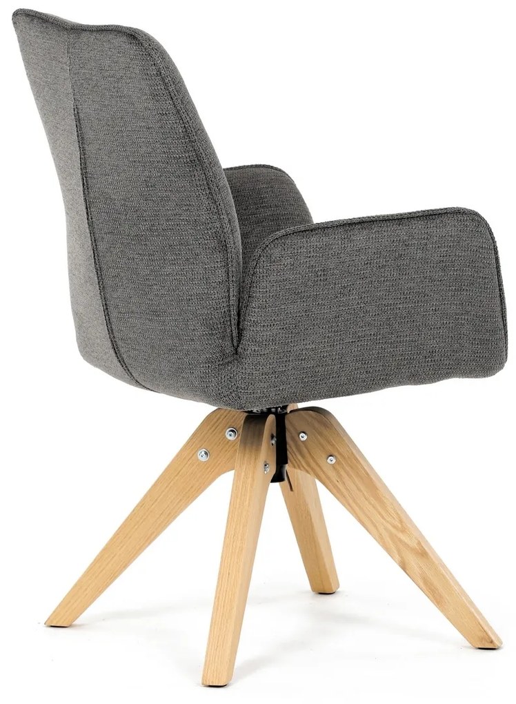 Jedálenská stolička DCH-C2148 GREY2 s vodoodolnýmpoťahom