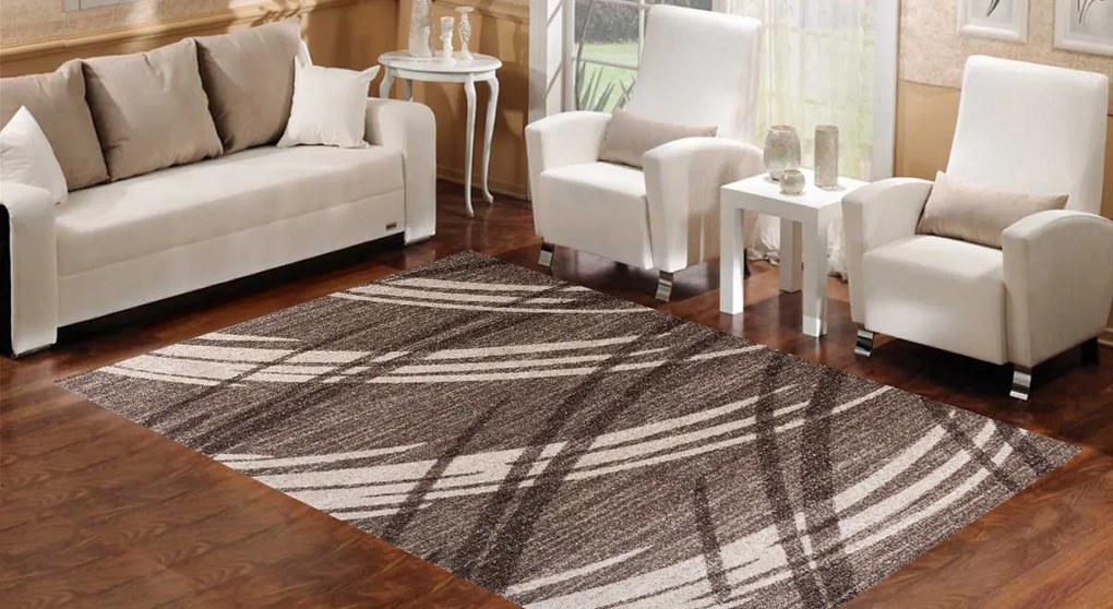 TA Koberec K197A SVETLOHNEDÉ SARI 3UX Rozmer: 220x320 cm