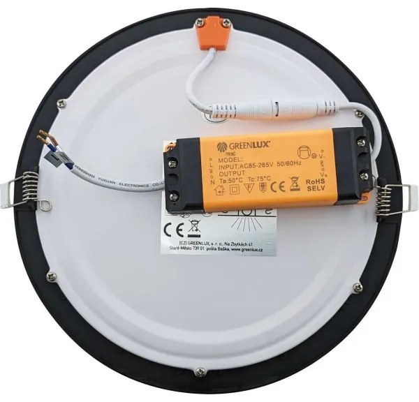 LED Kúpeľňové podhľadové svietidlo VEGA LED/18W/230V 3800K pr. 22,5 cm IP44