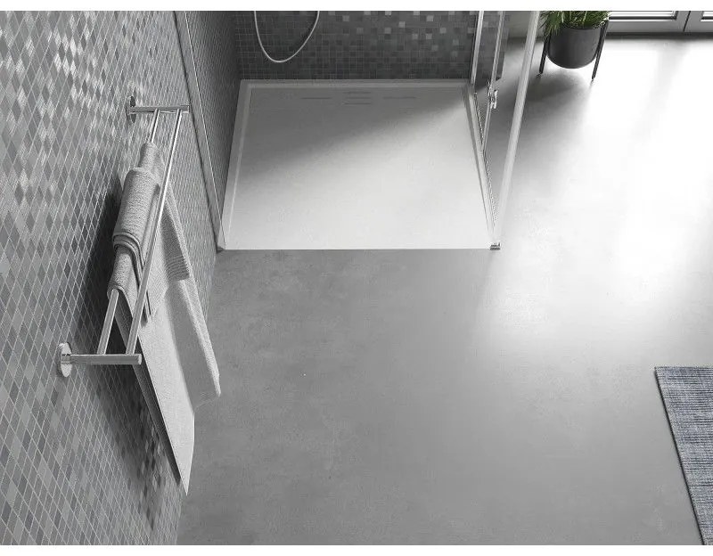 Mexen Amon, SMC štvorcová sprchová vanička 90 x 90 cm, biela, 4F109090