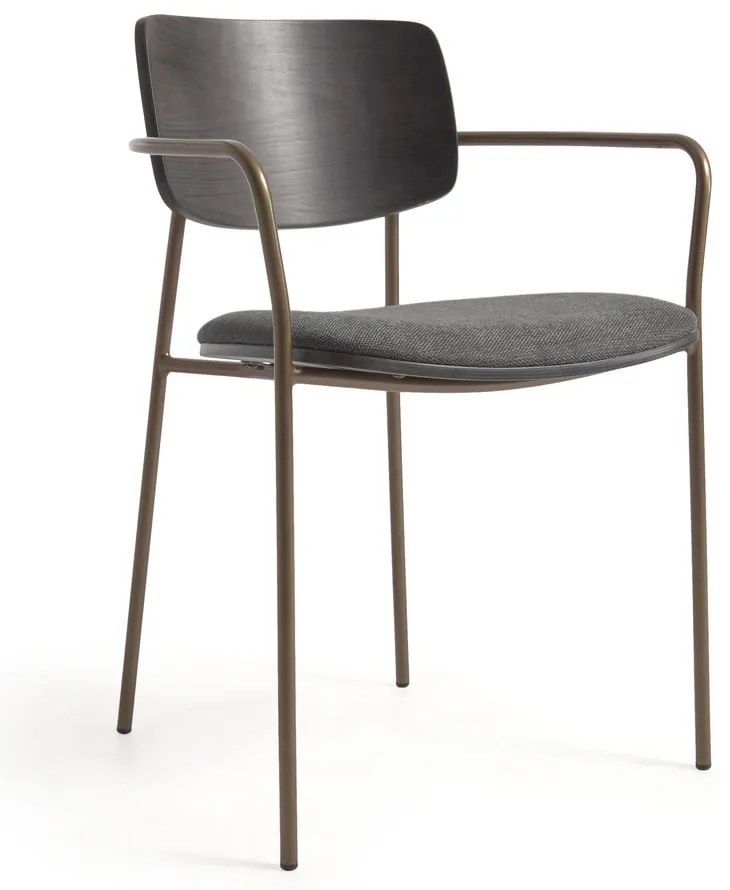 Sivá jedálenská stolička Maureen – Kave Home