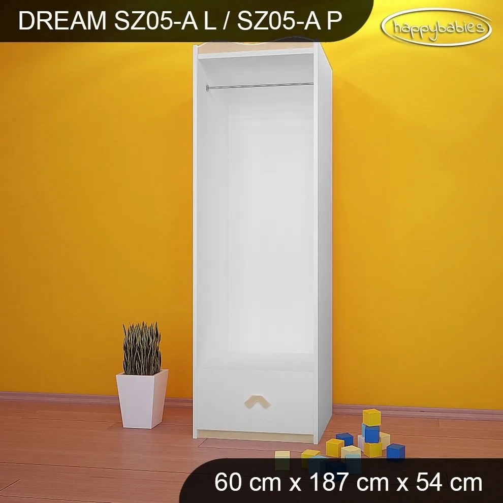 Detská skriňa ROZKVETLÁ LÚKA - TYP 5A