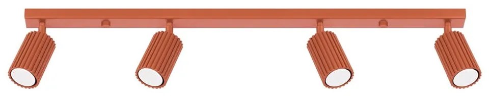 Bodové svietidlo v tehlovej farbe 6,5x81 cm Gleam – Sollux