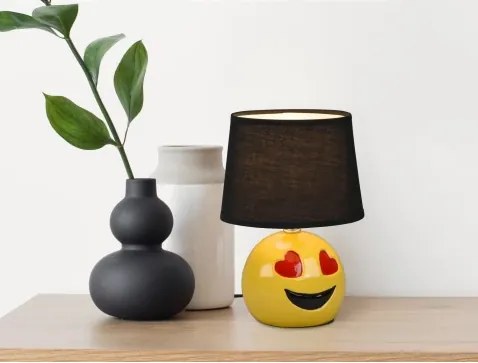 Stolová lampa Lovely 26 cm, zamilovaný smajlík%