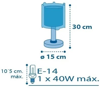 Dalber D-41341 - Detská lampička PLANETS 1xE14/40W/230V