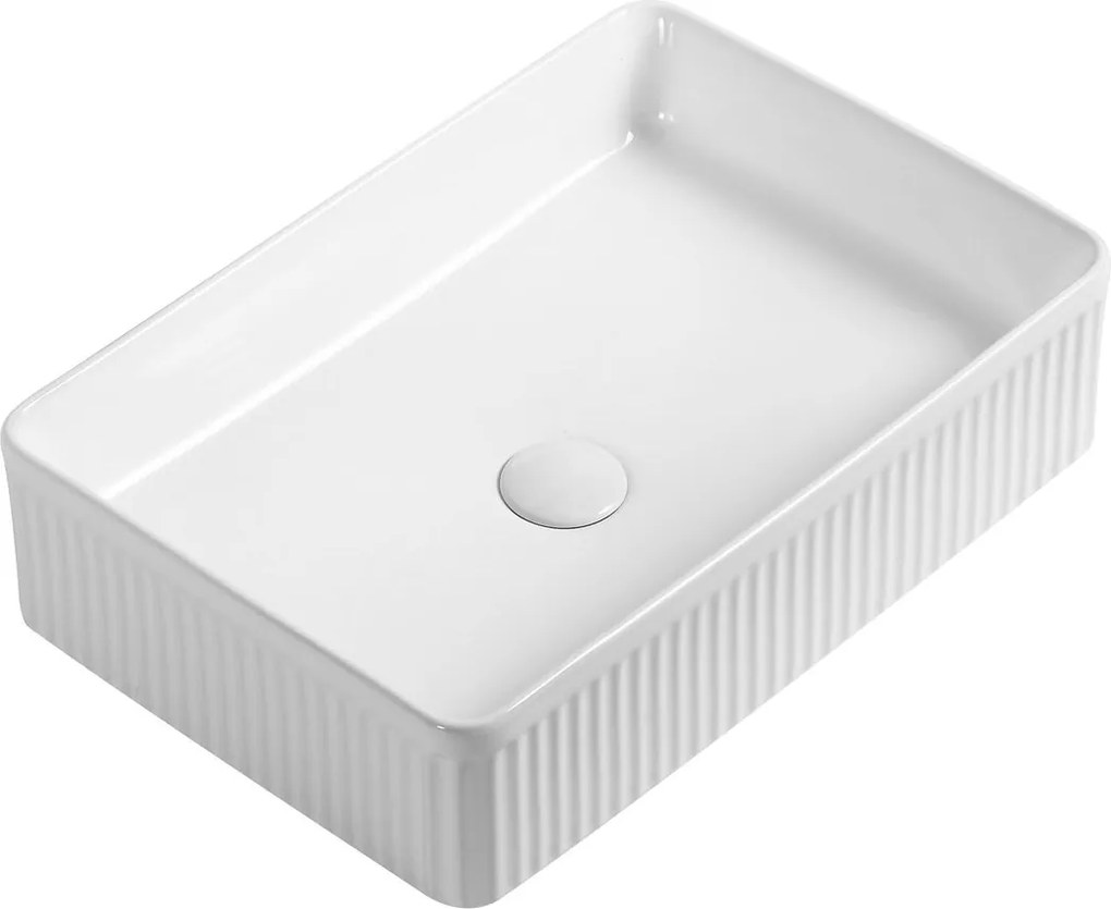 Sapho Sapho, PICOBELLO keramické umývadlo na dosku 50x43cm, biela, AR485
