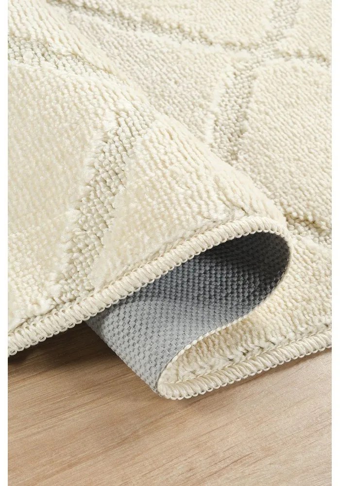 Krémové kúpeľňové predložky v súprave 2 ks 50x80 cm Cizgili – Foutastic
