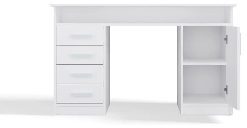 Písací stôl ADA 125 cm biely