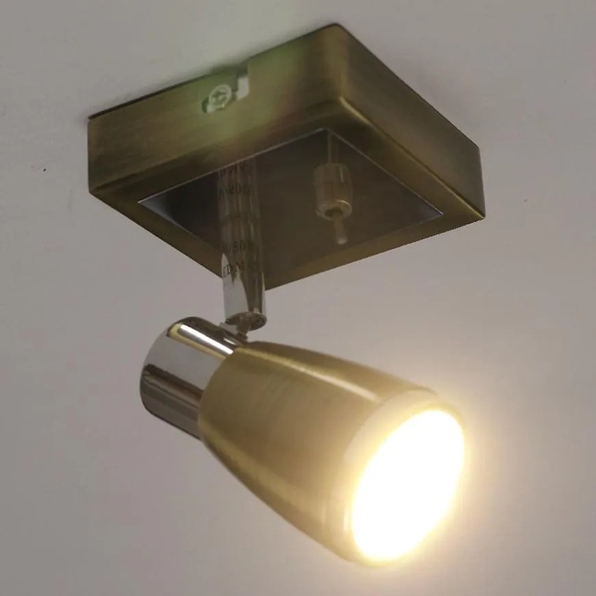 Bodové nástenné svietidlo Melinda 1 AB SAT LS1