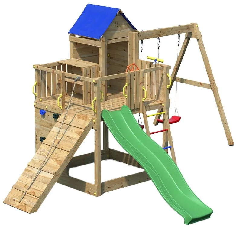 Marimex | Detské ihrisko Marimex Play Basic 014 + zelená šmykľavka | 11640645