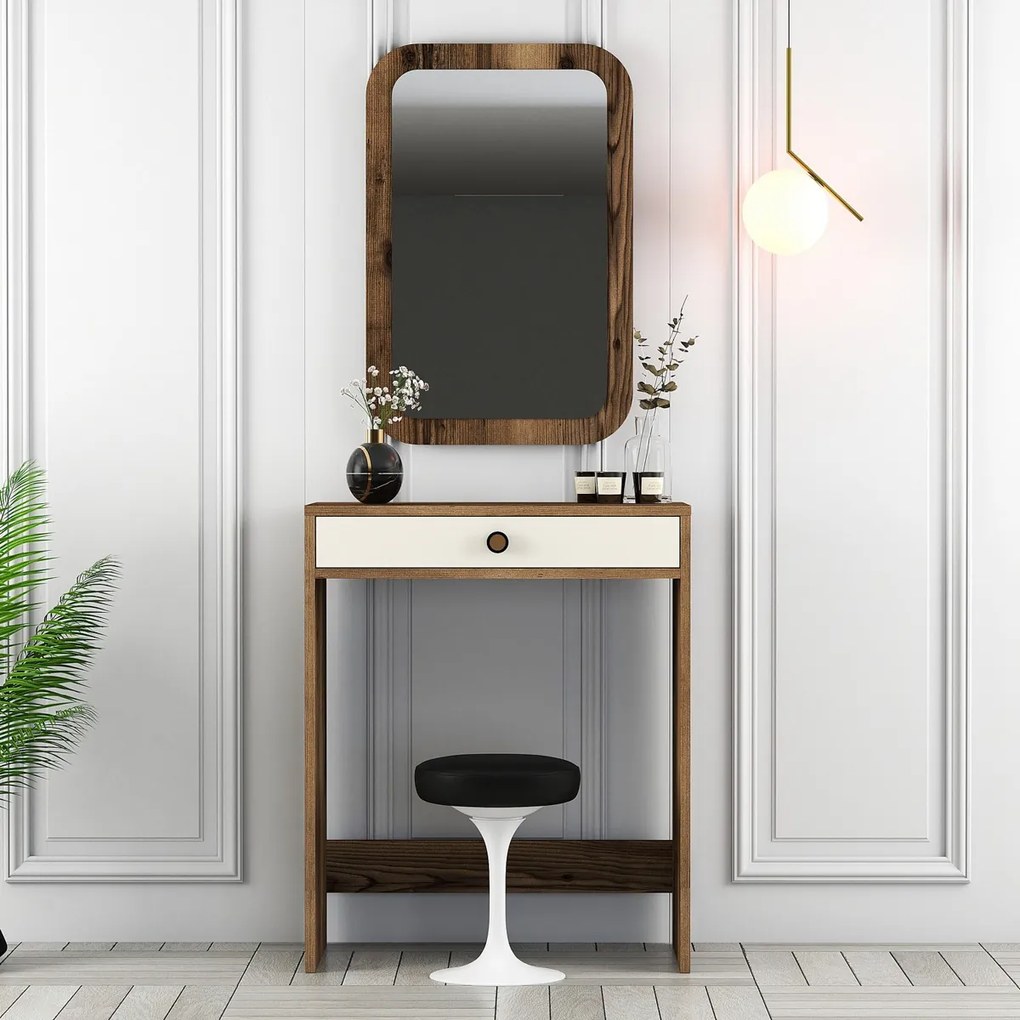 Kozmetický stolík Lisbon Mirror Cream