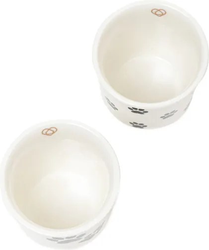 Sada dvoch šálok bez uška CORTO so psími labkami 848594 80 ml