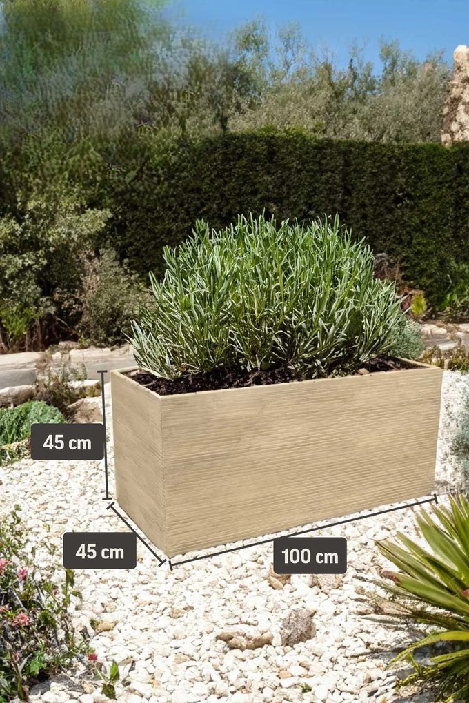 Hrantík MAXI, sklolaminát, šírka 100 cm, béžová, riadky