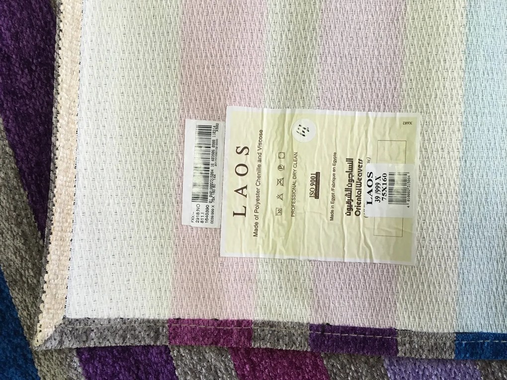 Protišmykový prateľný behúň Laos 39/999X, 120x160, viacfarebná, chodba / predsieň, Oriental Weavers