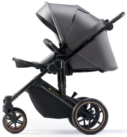 KINDERKRAFT SELECT - Kombinovaný kočík 3v1 PRIME 2 Premium Shadow grey