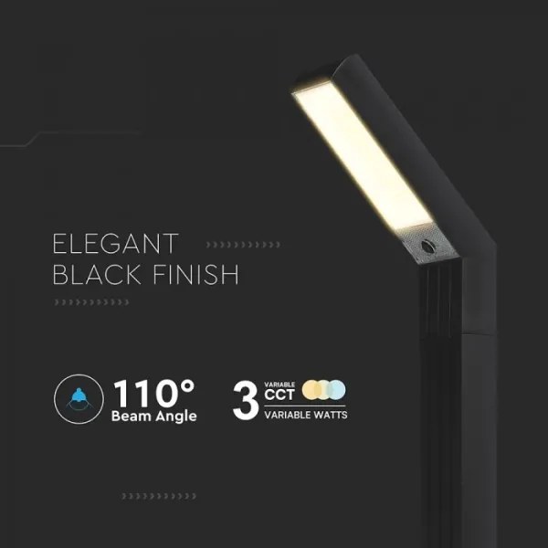 LED Solárna lampa 2v1 LED/1,5W/3,7V IP65 1500 mAh