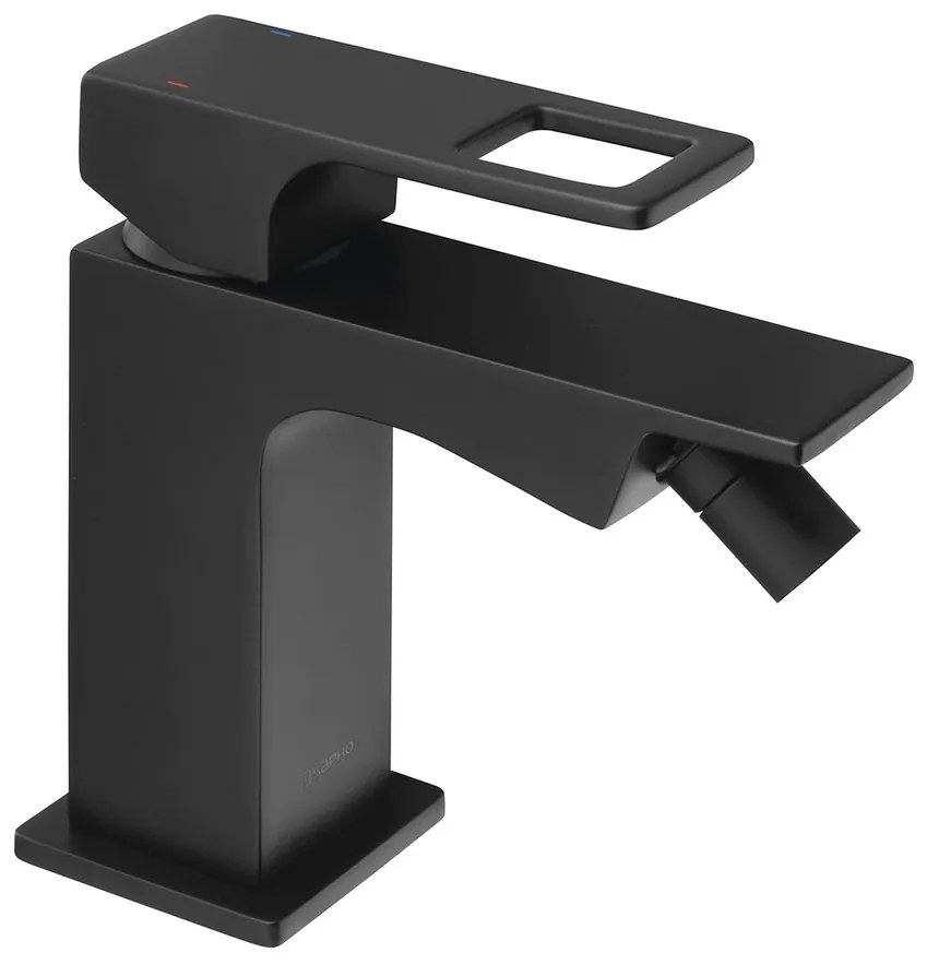 Sapho Sapho, FORATA stojánkova bidetová batéria bez výpuste, čierna matná, FT003/15