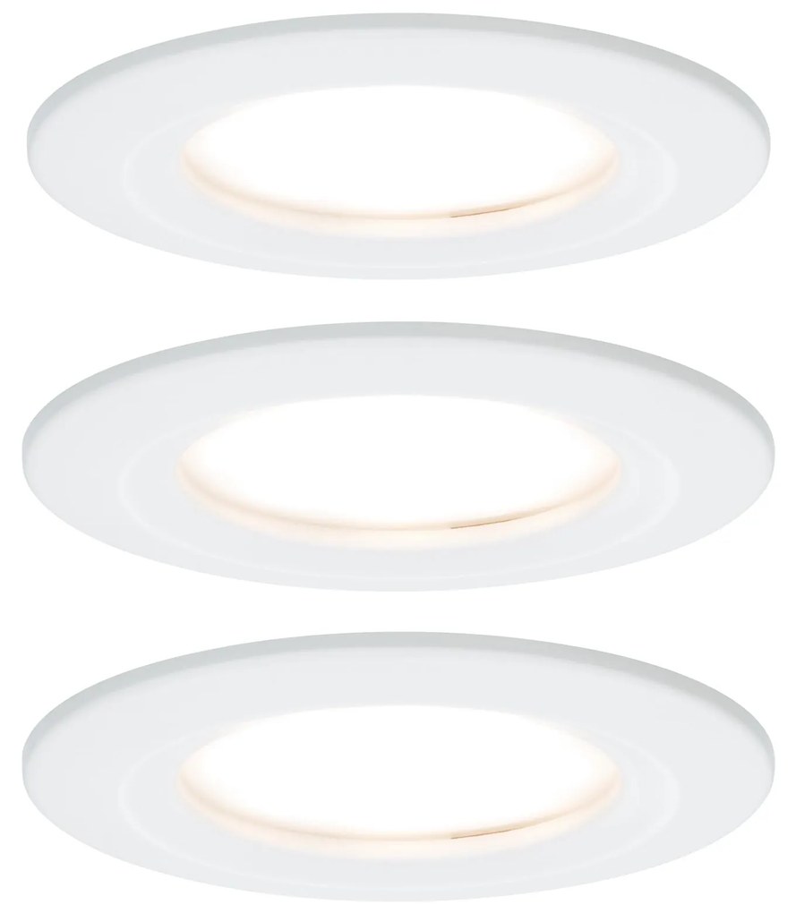 Zápustné - podhľadové svietidlo PAULMANN LED COIN NOVA 3ks 93460