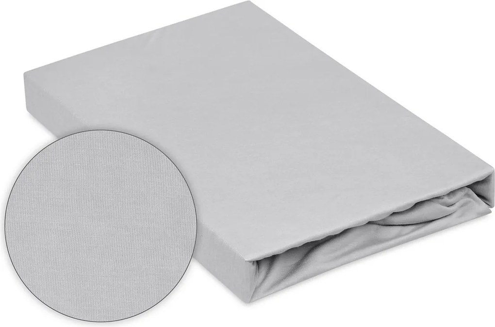Matex Bamboo nepriepustné prestieradlo svetlosivá, 80 x 160 cm