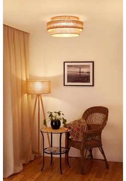 Brilagi - LED Stropné svietidlo SPACE YUTE LED/12W/230V pr. 50 cm béžová