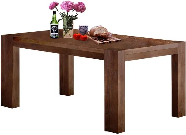 Jedálenský stôl Niel, 180 cm, hnedá