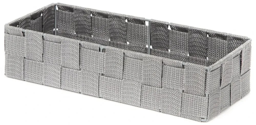 Compactor Úložný organizér do zásuvky Compactor TEX - košík L, 30 x 12 x 7 cm, sivý, L