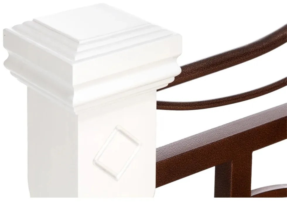 furniture-nabytek.cz - Postel Byzanz 200x200 bílá
