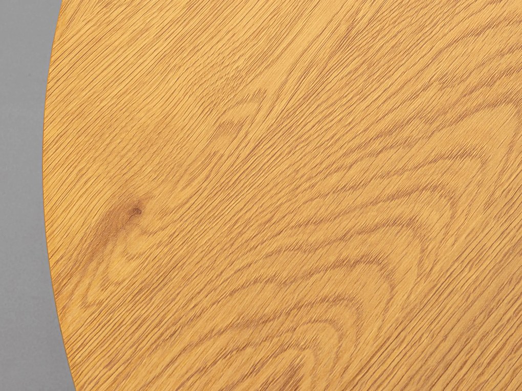 Schickeria Oak konferenčný stolík biely Ø80 cm