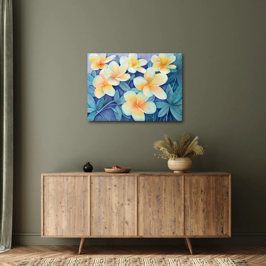 Obraz - Tropické kríky (70x50 cm)