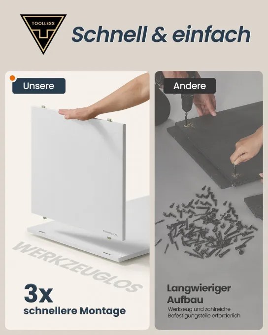 Komoda s nastaviteľným stolíkom LTS656W01