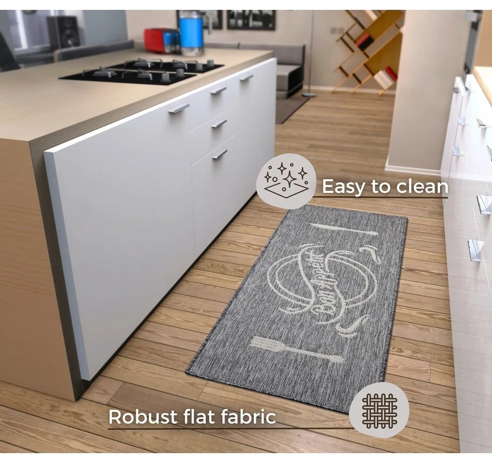 Sivobéžový behúň 62x150 cm Cucina – Hanse Home