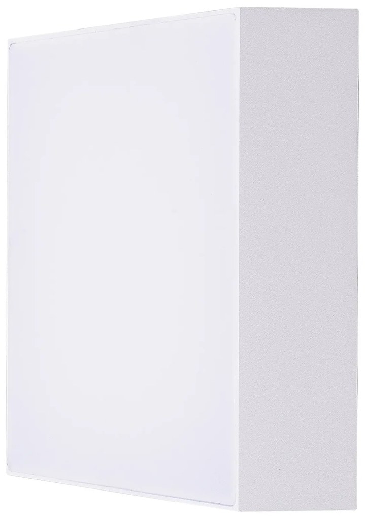 LED vonkajšie stropné svietidlo Casper Square 3000K biele