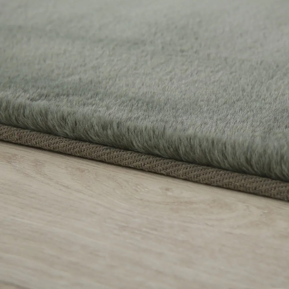 Zelený prateľný okrúhly koberec ø 120 cm Pouffy – Ayyildiz Carpets