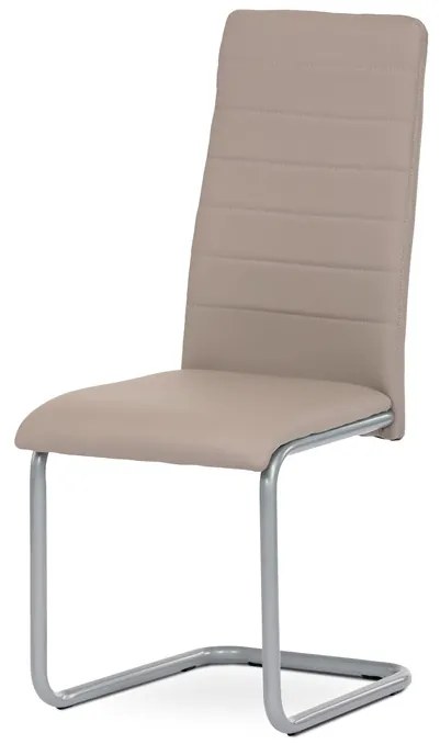 Autronic BONTEC Jedálenská stolička, čierna, ekokoža, DCL-402 BK Farba: Čierna