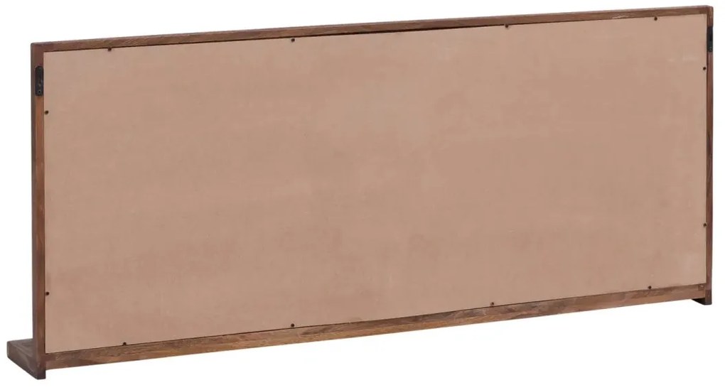 furniture-nabytek.cz - Masívne kúpeľňové zrkadlo Sydney dark II z akáciového dreva, lakované, hnedé – 138×60 cm