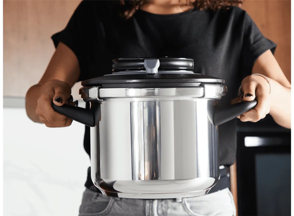 Sada tlakových hrncov Tefal Clipso+ CHEF 6 a 4,5 l P4552030 Nerezový/Čierny