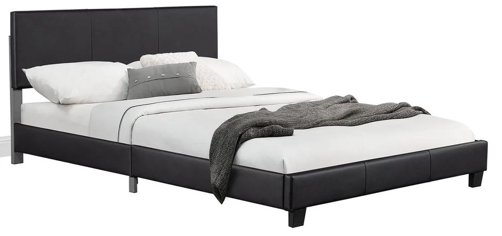 Čalúnená posteľ Bolonia 160 x 200 – čierna