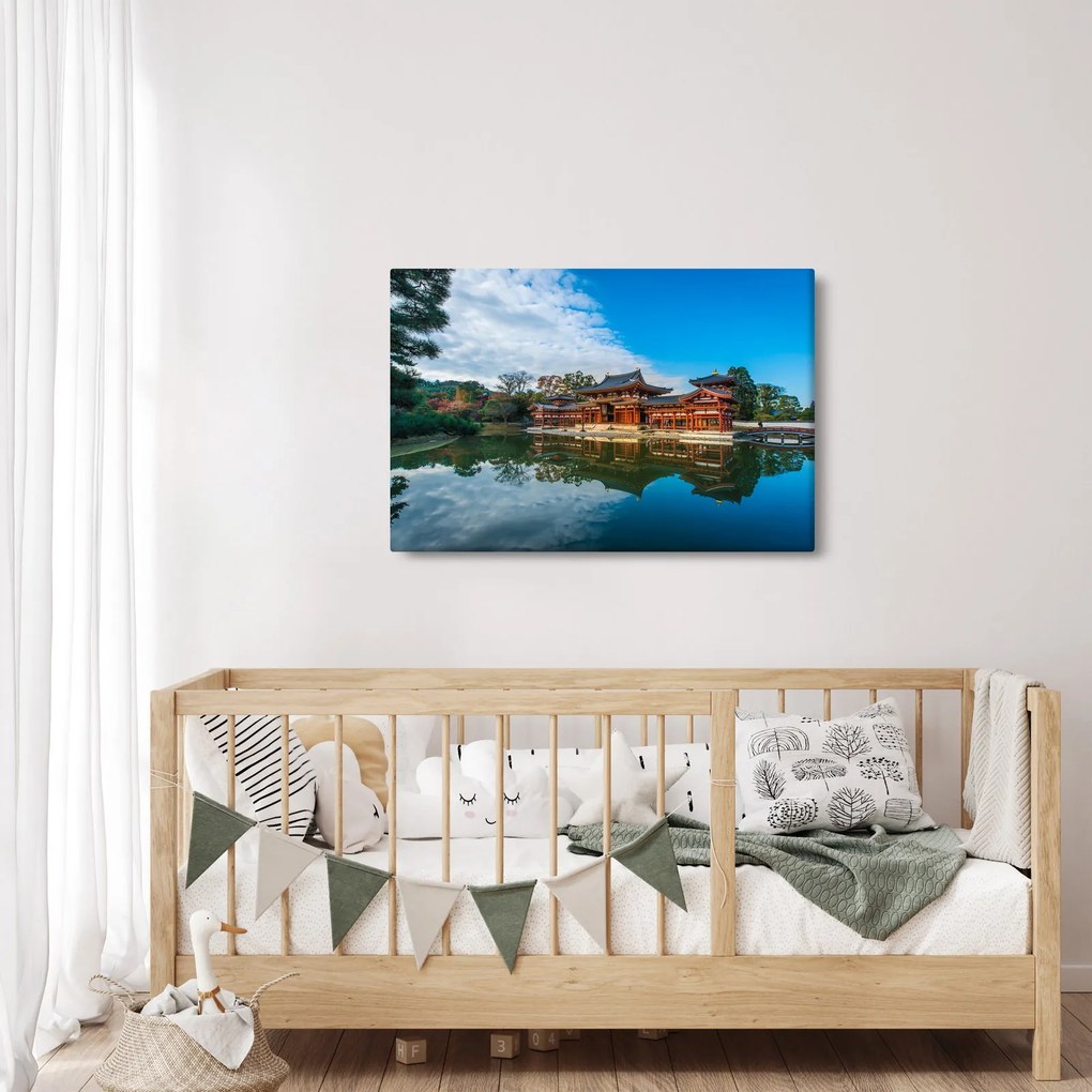 Obraz - Chrám Byodo-in, Japonsko (90x60 cm)