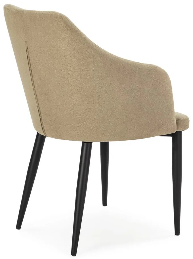 Svetlozelené čalúnené jedálenské kreslá v súprave 2 ks Nadi – Marckeric