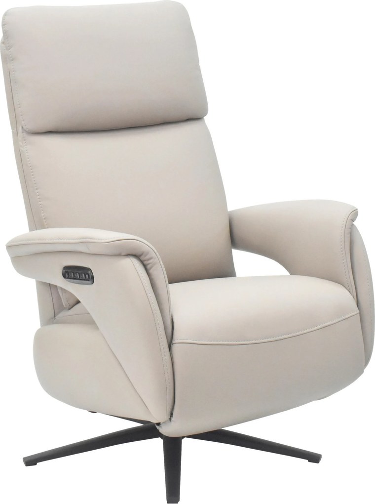 XXXLutz RELAXAČNÉ KRESLO, textil, koža, svetlosivá Cantus - Kreslá - 002624002201