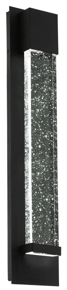 EGLO Vonkajšie designové nástenné LED svietidlo VILLAGRAZIA, čierne, 120x40cm
