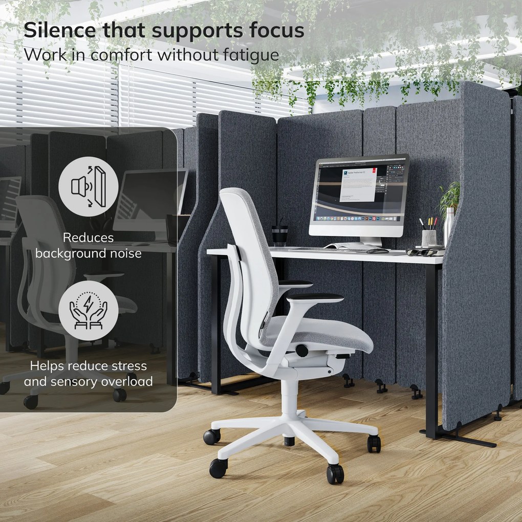 Akustická stena SADIE Carbon Fog 260/145 cm