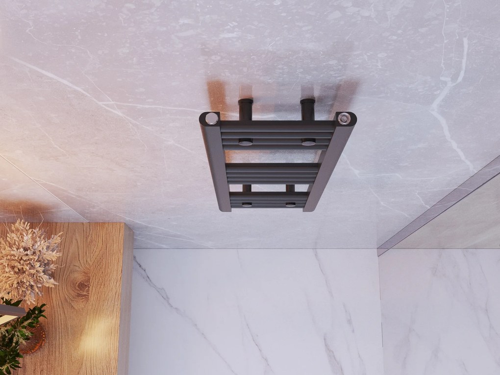 Gamma Erga Basic, vykurovacie teleso 800x300 mm, 224 W, čierna, ERG-LAV-BASIC-8030-BK