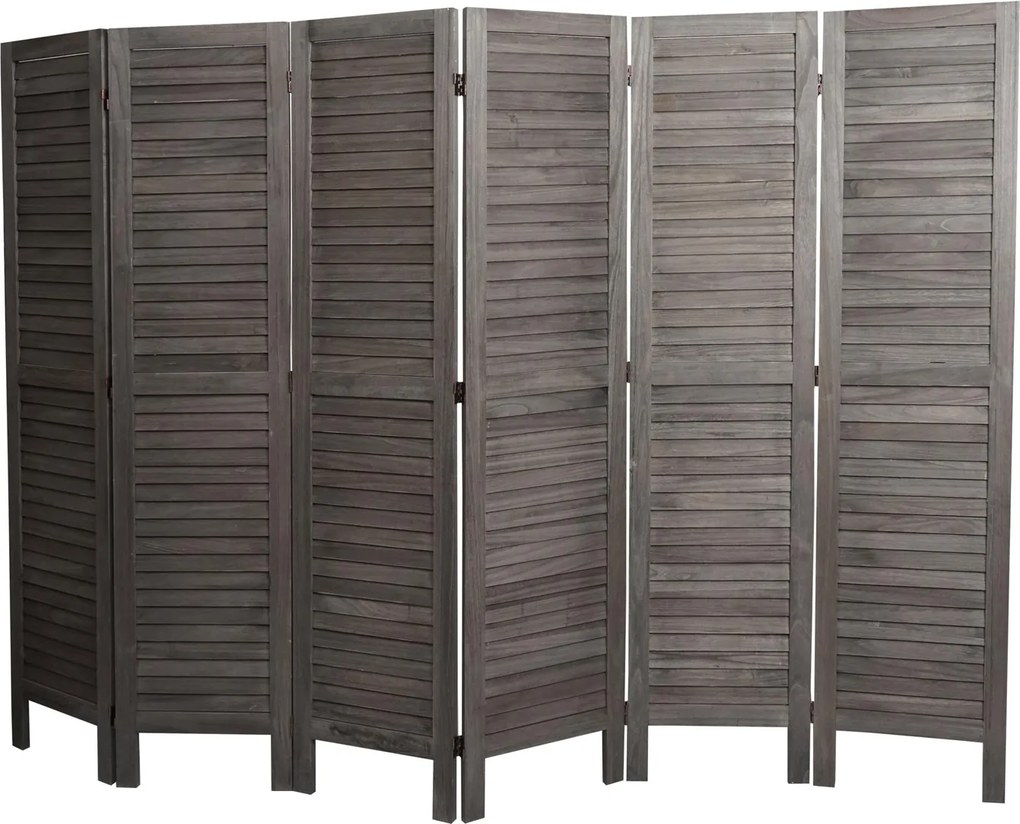 Paraván HWC-G30 - 170 × 240 cm - sivohnedá
