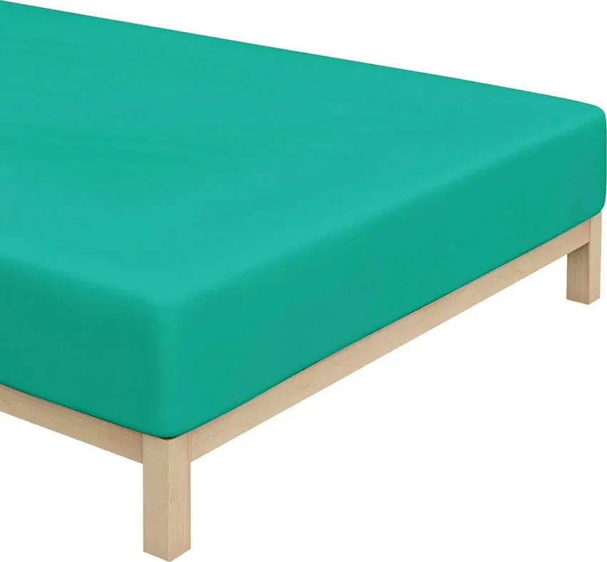 Jersey prestieradlo Emerald Green Veľkosť: 160x200 cm