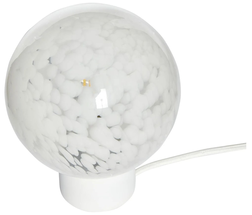 Hübsch Stolná lampa z brokového skla Cloud Glass