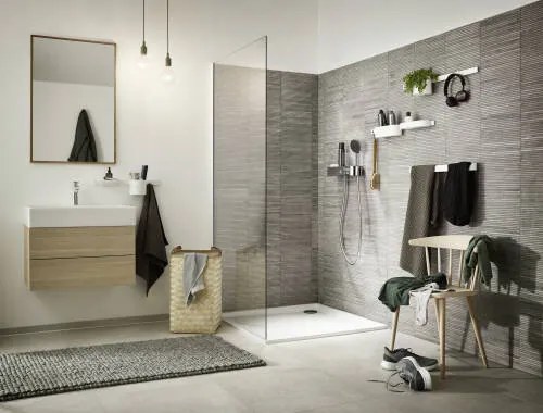 Hansgrohe WallStoris, odkladacia polička, biela matná, HAN-27913700